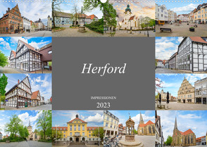 Herford Impressionen (Wandkalender 2023 DIN A2 quer) von Meutzner,  Dirk