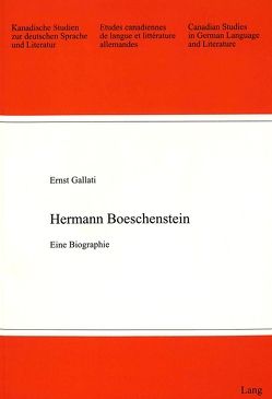 Hermann Boeschenstein von Gallati,  Ernst