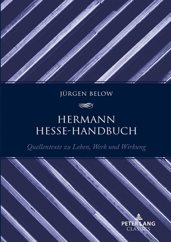 Hermann Hesse-Handbuch von Below,  Jürgen