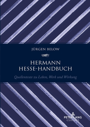 Hermann Hesse-Handbuch von Below,  Jürgen