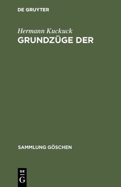 Hermann Kuckuck: Pflanzenzüchtung / Grundzüge der Pflanzenzüchtung von Kuckuck,  Hermann