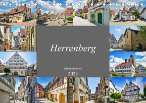 Herrenberg Impressionen (Tischkalender 2023 DIN A5 quer) von Meutzner,  Dirk