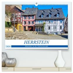 Herrstein – Mittelalter an der Edelsteinstraße (hochwertiger Premium Wandkalender 2024 DIN A2 quer), Kunstdruck in Hochglanz von Bartruff,  Thomas