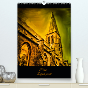 Herten – Digital gemalt (Premium, hochwertiger DIN A2 Wandkalender 2020, Kunstdruck in Hochglanz) von Muskalla,  Anja