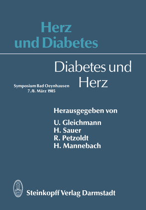 Herz und Diabetes von Gleichmann,  U., Sauer,  H.