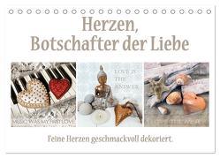 Herzen, Botschafter der Liebe (Tischkalender 2024 DIN A5 quer), CALVENDO Monatskalender von B-B Müller,  Christine