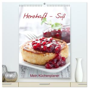 Herzhaft – Süß / Mein Küchenplaner (hochwertiger Premium Wandkalender 2024 DIN A2 hoch), Kunstdruck in Hochglanz von Gissemann,  Corinna