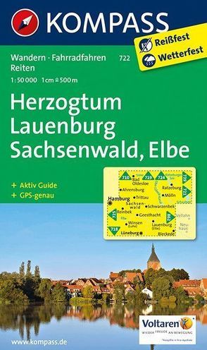 KOMPASS Wanderkarte Herzogtum Lauenburg – Sachsenwald – Elbe von KOMPASS-Karten GmbH