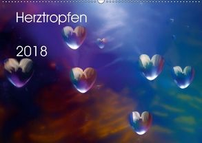 Herztropfen 2018AT-Version (Wandkalender 2018 DIN A2 quer) von Uysal,  Nihat