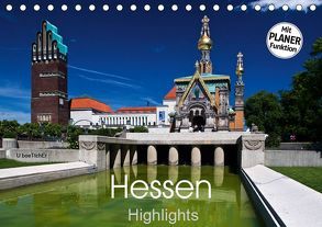 Hessen Highlights (Tischkalender 2019 DIN A5 quer) von boeTtchEr,  U