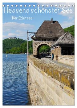Hessens schönster See – Der Edersee (Tischkalender 2024 DIN A5 hoch), CALVENDO Monatskalender von Ornamentum,  Partum