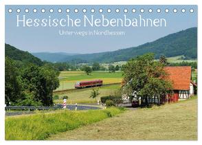 Hessische Nebenbahnen – Unterwegs in Nordhessen (Tischkalender 2024 DIN A5 quer), CALVENDO Monatskalender von Ornamentum,  Partum