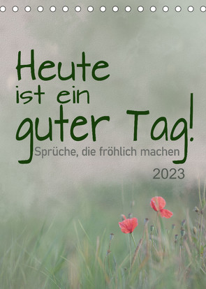 Heute ist ein guter Tag (Tischkalender 2023 DIN A5 hoch) von calmbacher,  Christiane