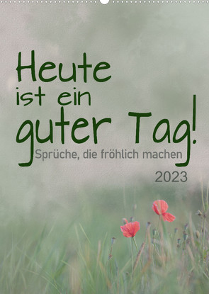 Heute ist ein guter Tag (Wandkalender 2023 DIN A2 hoch) von calmbacher,  Christiane