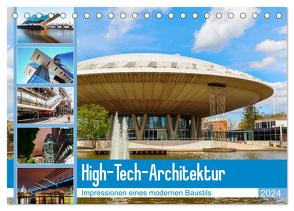 High-Tech-Architektur – Impressionen eines modernen Baustils (Tischkalender 2024 DIN A5 quer), CALVENDO Monatskalender von Müller,  Christian