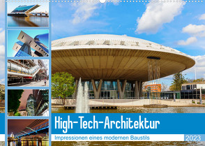 High-Tech-Architektur – Impressionen eines modernen Baustils (Wandkalender 2023 DIN A2 quer) von Müller,  Christian