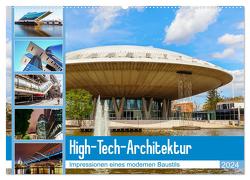 High-Tech-Architektur – Impressionen eines modernen Baustils (Wandkalender 2024 DIN A2 quer), CALVENDO Monatskalender von Müller,  Christian