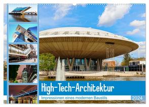 High-Tech-Architektur – Impressionen eines modernen Baustils (Wandkalender 2024 DIN A2 quer), CALVENDO Monatskalender von Müller,  Christian