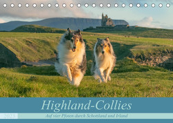 Highland-Collies – Auf vier Pfoten durch Schottland und Irland (Tischkalender 2023 DIN A5 quer) von Elling,  Julia