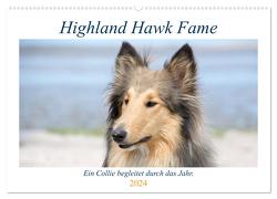 Highland Hawk Fame – Ein Collie begleitet durch das Jahr (Wandkalender 2024 DIN A2 quer), CALVENDO Monatskalender von und Marina Zimmermann Fotografie GbR,  Andreas