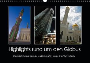 Highlights rund um den Globus (Wandkalender 2021 DIN A3 quer) von Fleiß und Karsten Schütt,  Ursula, Foto-FukS