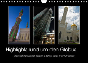 Highlights rund um den Globus (Wandkalender 2022 DIN A4 quer) von Fleiß und Karsten Schütt,  Ursula, Foto-FukS