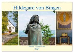 Hildegard von Bingen – Stationen (Wandkalender 2024 DIN A2 quer), CALVENDO Monatskalender von Hess,  www.ehess.de,  Erhard