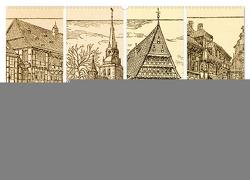 Hildesheim – Historische Ansichten (Wandkalender 2024 DIN A2 quer), CALVENDO Monatskalender von Vahldiek,  Carola