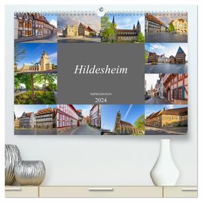 Hildesheim Impressionen (hochwertiger Premium Wandkalender 2024 DIN A2 quer), Kunstdruck in Hochglanz von Meutzner,  Dirk