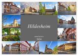 Hildesheim Impressionen (Tischkalender 2024 DIN A5 quer), CALVENDO Monatskalender von Meutzner,  Dirk