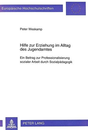 Hilfe zur Erziehung im Alltag des Jugendamtes von Weskamp,  Peter