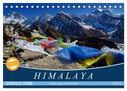 Himalaya (Tischkalender 2024 DIN A5 quer), CALVENDO Monatskalender von Heinemann,  Holger