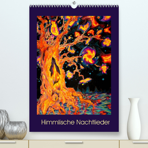 Himmlische Nachtlieder (Premium, hochwertiger DIN A2 Wandkalender 2022, Kunstdruck in Hochglanz) von Brück,  Ulrike