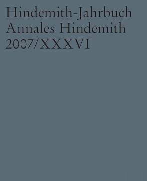 Hindemith-Jahrbuch