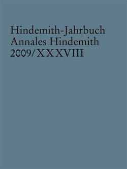 Hindemith-Jahrbuch