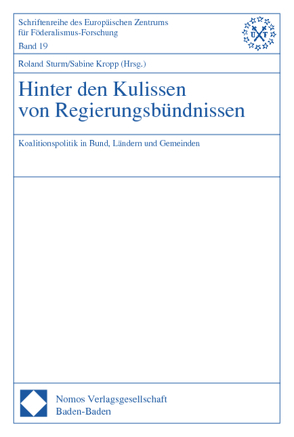 Hinter den Kulissen von Regierungsbündnissen von Kropp,  Sabine, Sturm,  Roland