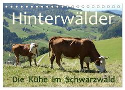 Hinterwälder – Die Kühe aus dem Schwarzwald (Tischkalender 2024 DIN A5 quer), CALVENDO Monatskalender von Goldscheider,  Stefanie