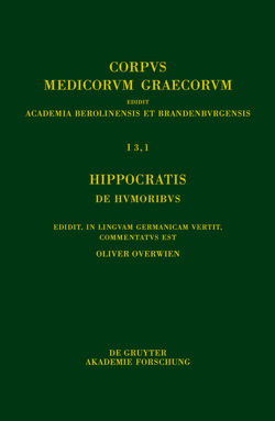 Hippocratis De humoribus von Overwien,  Oliver
