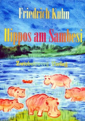 Hippos am Sambesi von Kuhn,  Friedrich, Laufenburg,  Heike