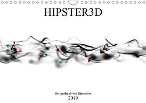 HIPSTER3D white – Design der dritten Dimension (Wandkalender 2019 DIN A4 quer) von Rieger,  Martin