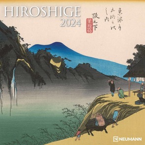 Hiroshige 2024 – Wand-Kalender – Broschüren-Kalender – 30×30 – 30×60 geöffnet – Kunst-Kalender von Hiroshige,  Utagawa