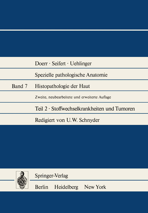 Histopathologie der Haut von Hardmeier,  T., Hornstein,  O.P., Hundeiker,  M., Kerl,  H., Kresbach,  H., Weidner,  F.