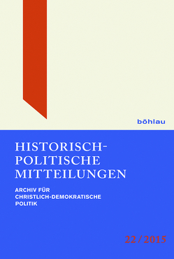 Historisch-Politische Mitteilungen von Buchstab,  Günter, Kleinmann,  Hans-Otto, Küsters,  Hanns Jürgen