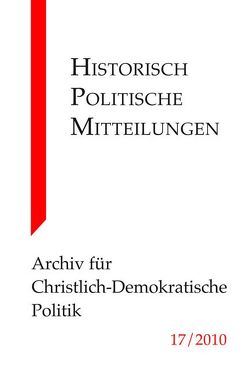 Historisch-Politische Mitteilungen von Buchstab,  Günter, Kleinmann,  Hans-Otto, Küsters,  Hanns Jürgen