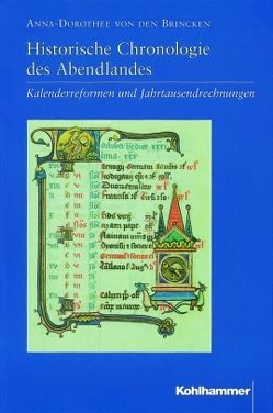 Historische Chronologie des Abendlandes von von den Brincken,  Anna-Dorothee