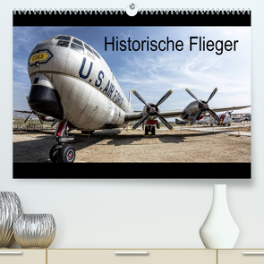 Historische Flieger (Premium, hochwertiger DIN A2 Wandkalender 2023, Kunstdruck in Hochglanz) von Steffin,  Carsten