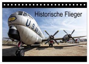 Historische Flieger (Tischkalender 2024 DIN A5 quer), CALVENDO Monatskalender von Steffin,  Carsten
