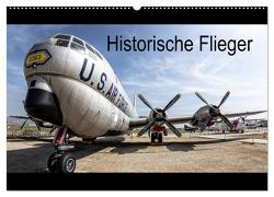 Historische Flieger (Wandkalender 2024 DIN A2 quer), CALVENDO Monatskalender von Steffin,  Carsten