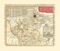 Historische Karte: Amt Großenhain 1730 (Plano) von Rockstuhl,  Harald, Schenk,  Peter (der Jüngere), Zürner,  Adam Friedrich