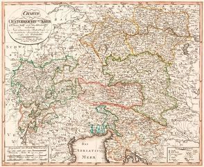 Historische Karte: Der Österreichische Kreis – auch Österreichische Reichskreis, 1796 von Güssefeld,  Franz L